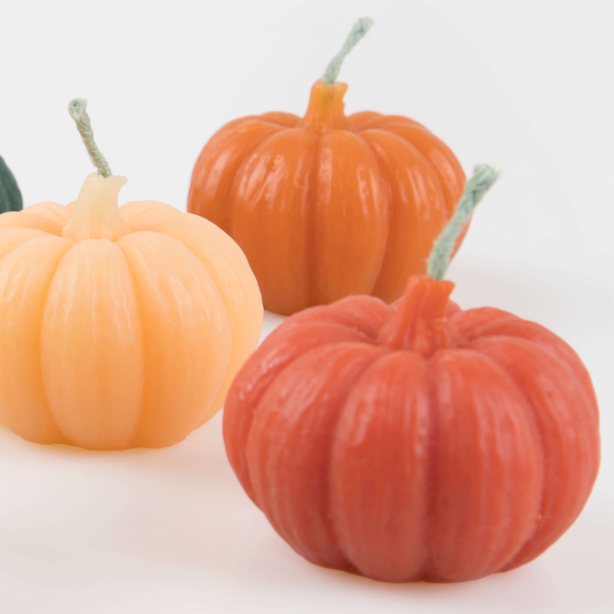 Mini Rainbow Pumpkin Candles, Set of 6