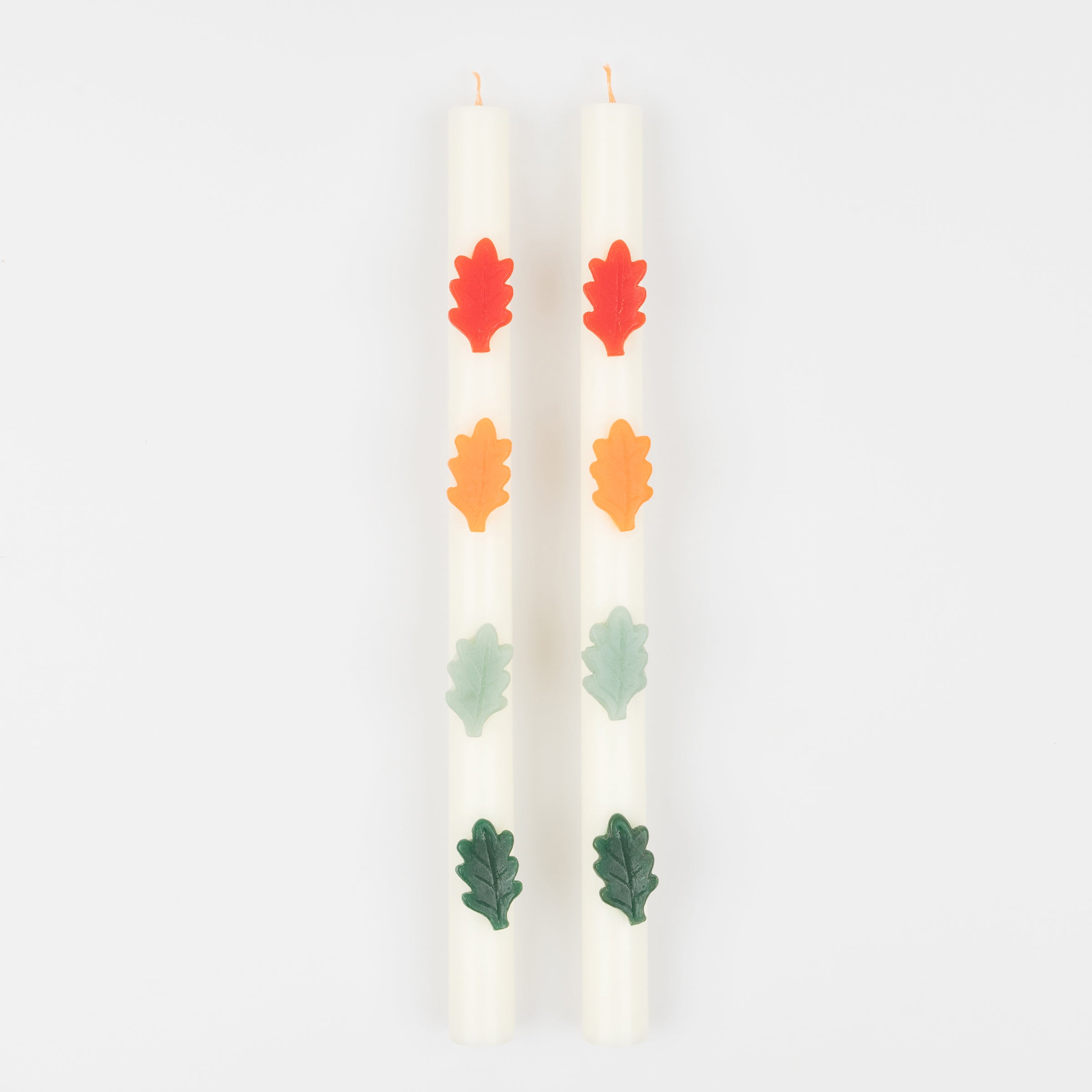 Leaf Table Candles, Set of 2
