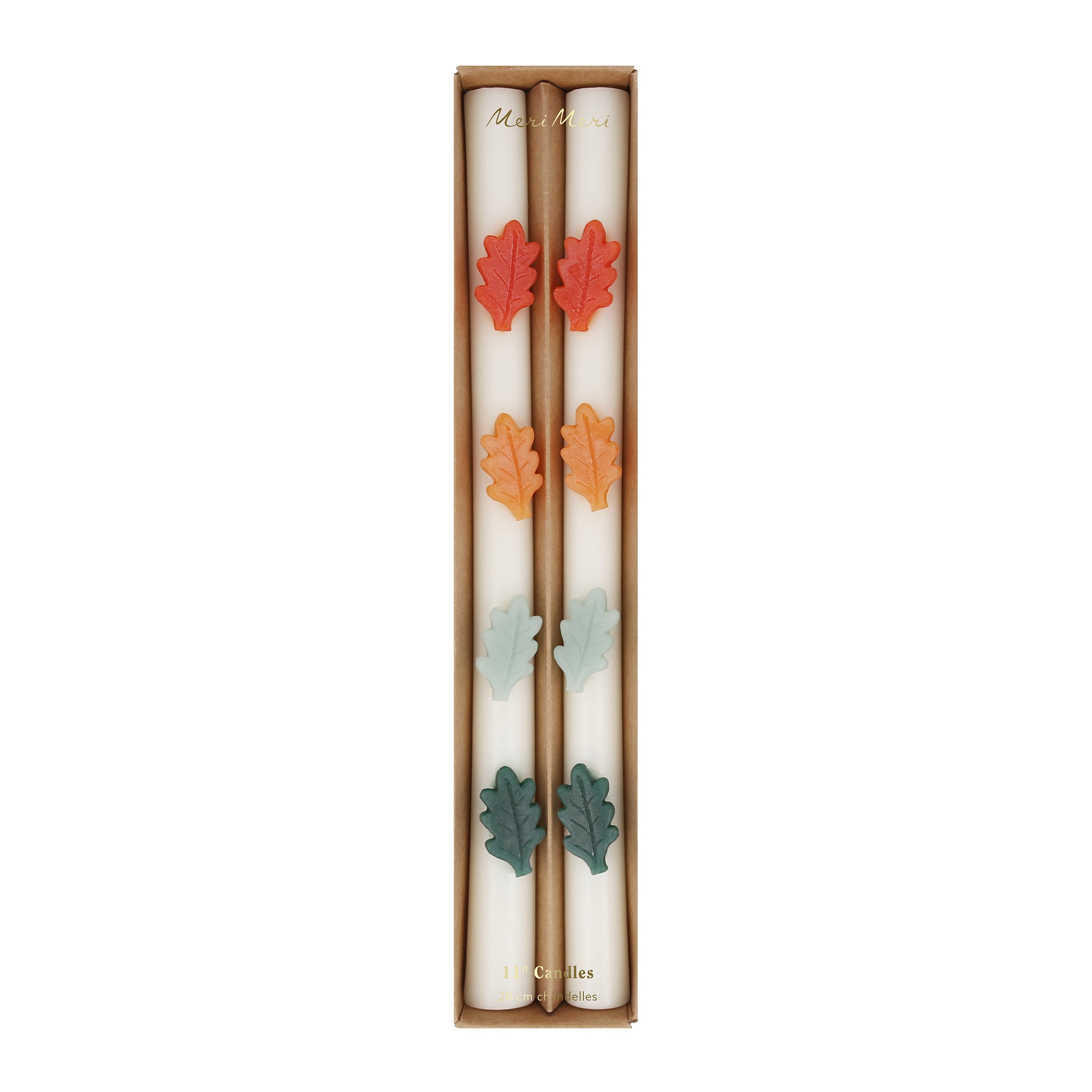 Leaf Table Candles, Set of 2